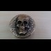 Harley gas cap, skull, handmade, brass